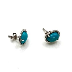 Turquoise and Silver studs